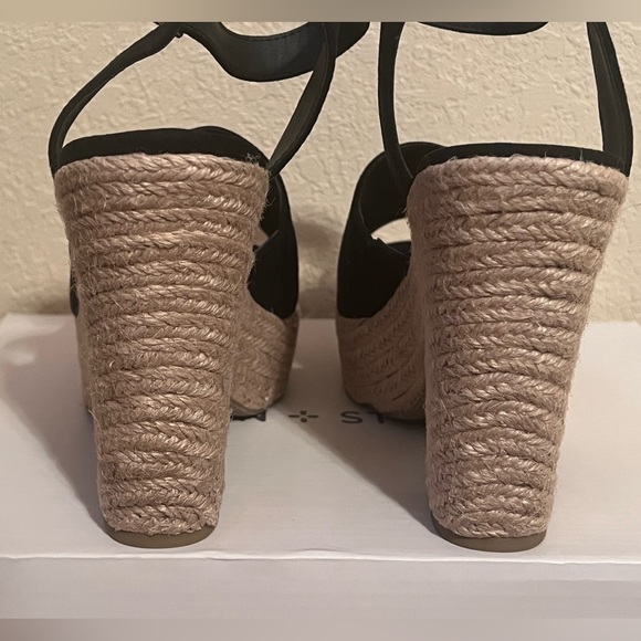 SOLD NEW WITH BOX Sun + Stone Wedge Heels - Picture 3 of 8